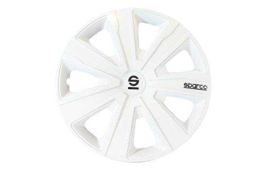 4-piece Sparco Wheel cover set Palermo 16-inch white