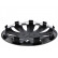 4-Piece Wheel Cover Set Aviator Silver & Black 16'', Thumbnail 3