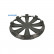 4-Piece Wheel Cover Set Aviator Silver & Black 16'', Thumbnail 7
