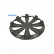 4-Piece Wheel Cover Set Aviator Silver & Black 16'', Thumbnail 9