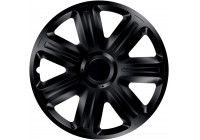 4-Piece Wheel Cover Set Comfort Black 14 Inch