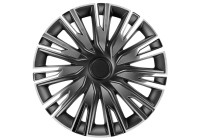 4-piece wheel cover set Copra 14-inch chrome/black