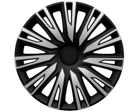 4-piece wheel cover set Copra 14-inch silver/black