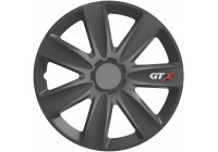 4-piece wheel cover set GTX Carbon Graphite 17 inch