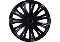 4-Piece Wheel Cover Set Spark Black 17 Inch