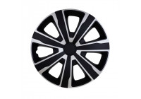 4-piece wheel cover set Tenzo 16-inch silver / black