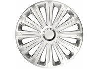 4-Piece Wheel Cover Set Trend Silver 13 inch