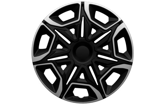4-piece wheel cover set Varido 15-inch silver/black