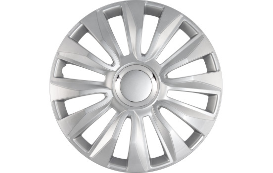 Avalone Pro 13-inch wheel cover set silver + chrome ring