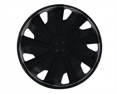 Craft RC Black Wheel Cover Set (Convex Rims) 15-inch, Image 2