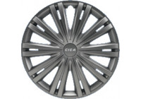 Giga 14-inch gun-metal wheel cover set
