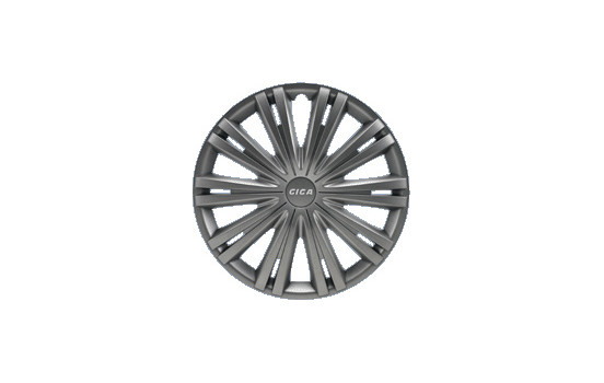 Giga 14-inch gun-metal wheel cover set