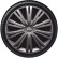 Giga 14-inch gun-metal wheel cover set, Thumbnail 2