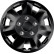 Hubcap set Nova NC Black 16 inch