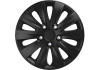 Hubcap set rapide NC Black 13 inch