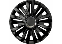 Hubcap set Royal RC Black 16 inch