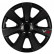 Hubcap set VR 16-inch black/carbon look/logo