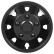 Hubcaps Utah II 14-inch black (Convex Rims)