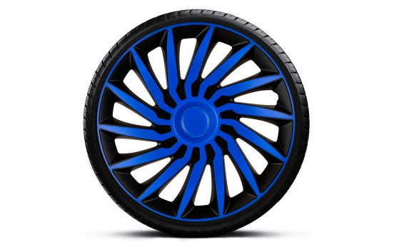 Kendo 14-inch wheel cover set, black/blue, Image 2