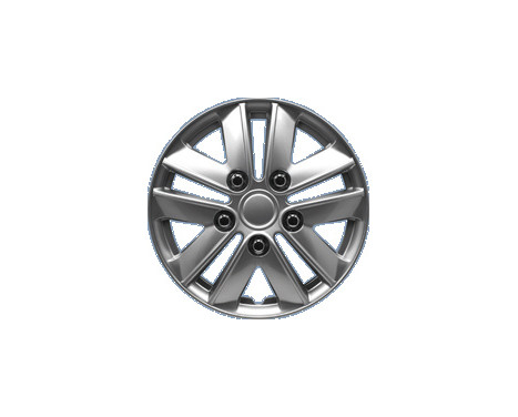 Kentucky 15-inch gunmetal wheel cover set