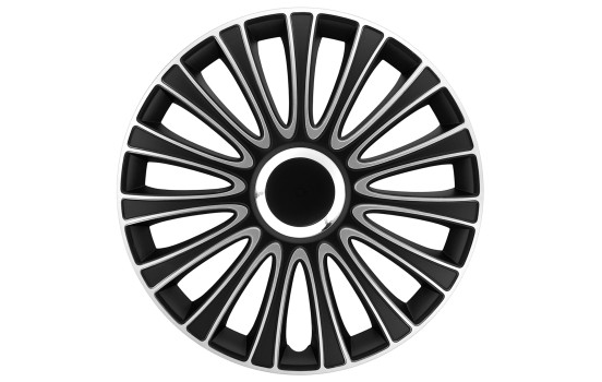 LeMans 15-inch wheel cover set black/silver