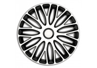 Mugello 17-inch wheel cover set white/black