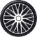 Mugello 17-inch wheel cover set white/black, Thumbnail 2