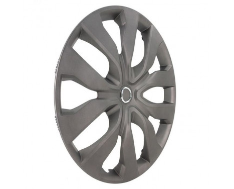 New York 17-inch Matt Gunmetal Wheel Cover Set, Image 2