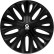 Sparco Modena Wheel Covers - 14-inch - Black - Set of 4, Thumbnail 2