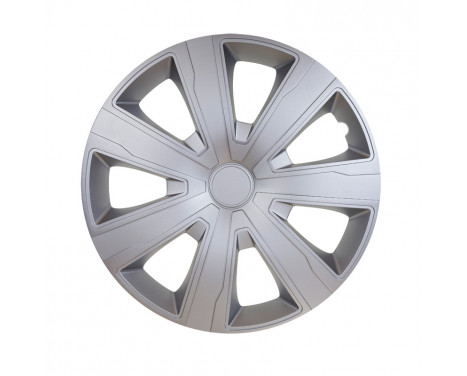 Tenzo 15-inch silver wheel cover set