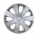 Tenzo 15-inch silver wheel cover set