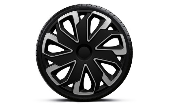 Ultimo 16-inch wheel cover set silver/black, Image 2