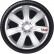 VR 13-inch wheel cover set, silver/carbon look/logo, Thumbnail 2