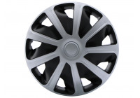 Wheel cover set Craft Silver/Black (Convex Rims) 15-inch