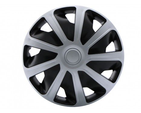 Wheel cover set Craft Silver/Black (Convex Rims) 15-inch