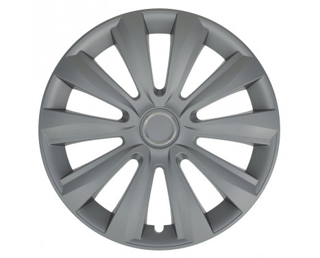 Wheel Cover Set Delta Ring Silver 15 Inch
