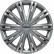Wheel cover set Giga 14-inch silver