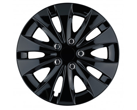 Wheel cover set Storm X Black 13 inch