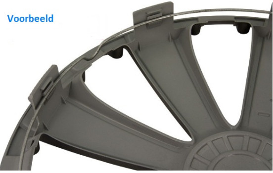 Wheel cover set Terra Ring Black 15 inch, Image 2