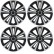 Wheel Cover Set Terra Ring Mix Silver / Black 15 Inch, Thumbnail 2