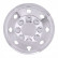Wheel cover set Utah 14-inch chrome (Convex Rims)