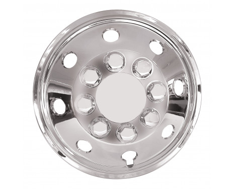 Wheel cover set Utah 16-inch chrome (Convex Rims)