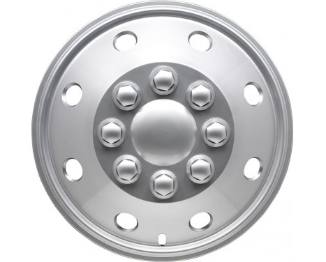 Wheel cover set Utah 16-inch silver (Convex Rims)