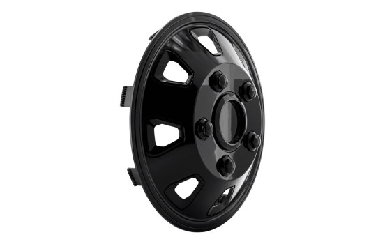 Wheel cover set Utah II 15-inch black (Convex Rims), Image 2