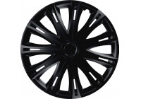 Wheel Trim Hub Caps set of 4Spark Black 17 Inch