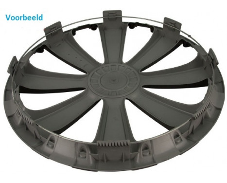 Wheelcoverset Fun Black 15 Inch, Image 3