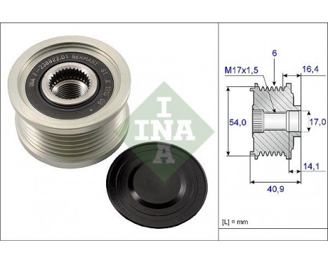 Alternator Freewheel Clutch 535011210 Ina