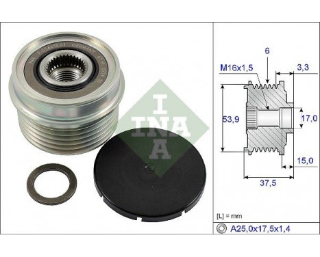 Alternator Freewheel Clutch 535022310 Ina