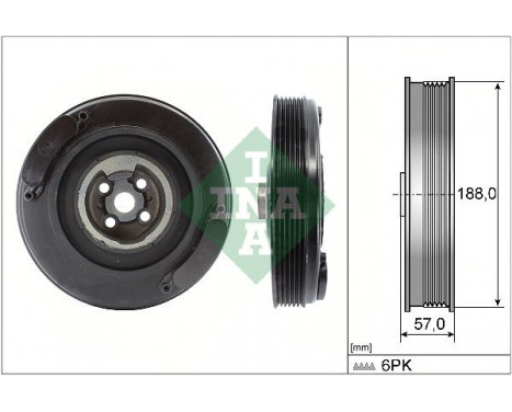 Belt Pulley, crankshaft 544000210 Ina