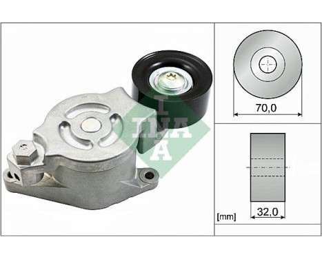 Belt tensioner, Poly V-belt 534 0538 10 Ina